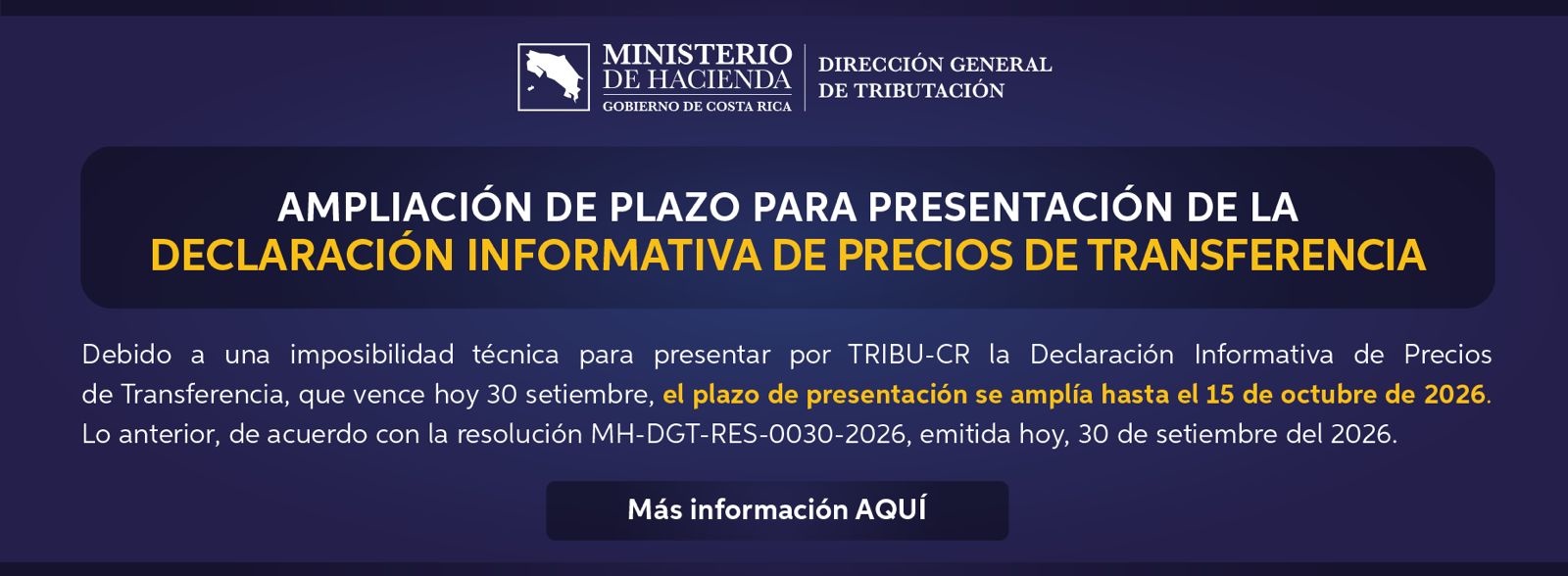  Resolucion de traslado de plazo al 15 de octubre de 2026 