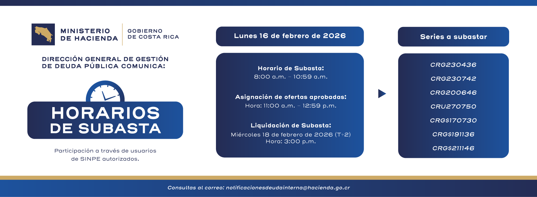  Subasta 16 febrero 2026 