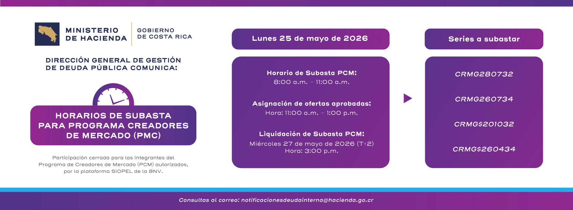   Subasta 25 mayo 2026 