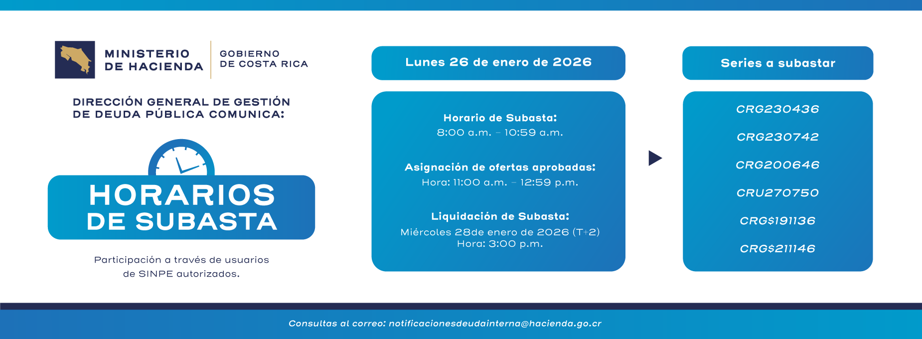   Subasta 26 enero 2026
