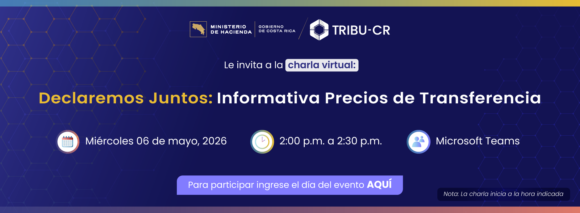 charla 6 de mayo Precios de Transferencia  