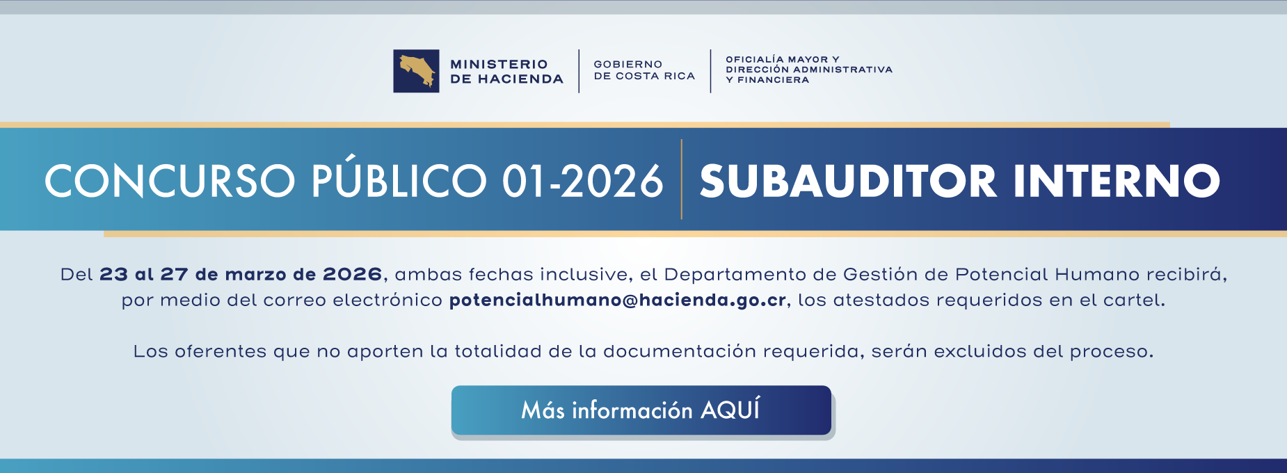  concurso público subauditor interno   