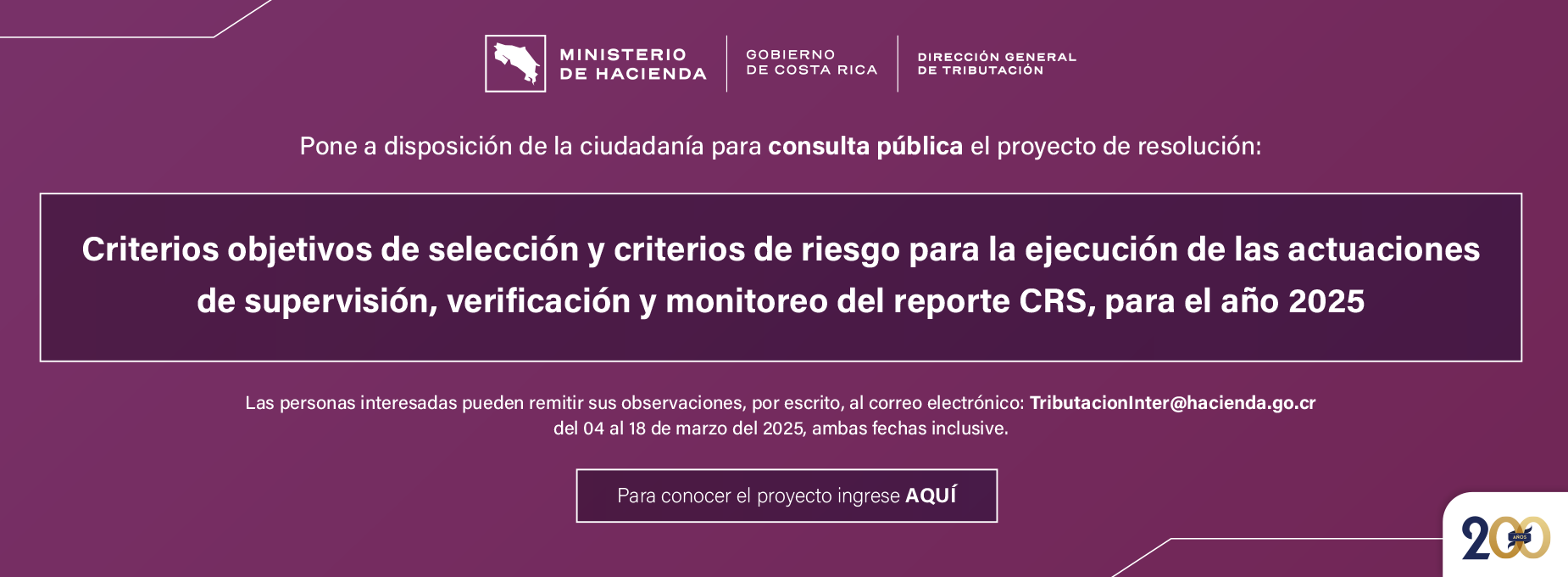  consulta publica 5 marzo 2025  