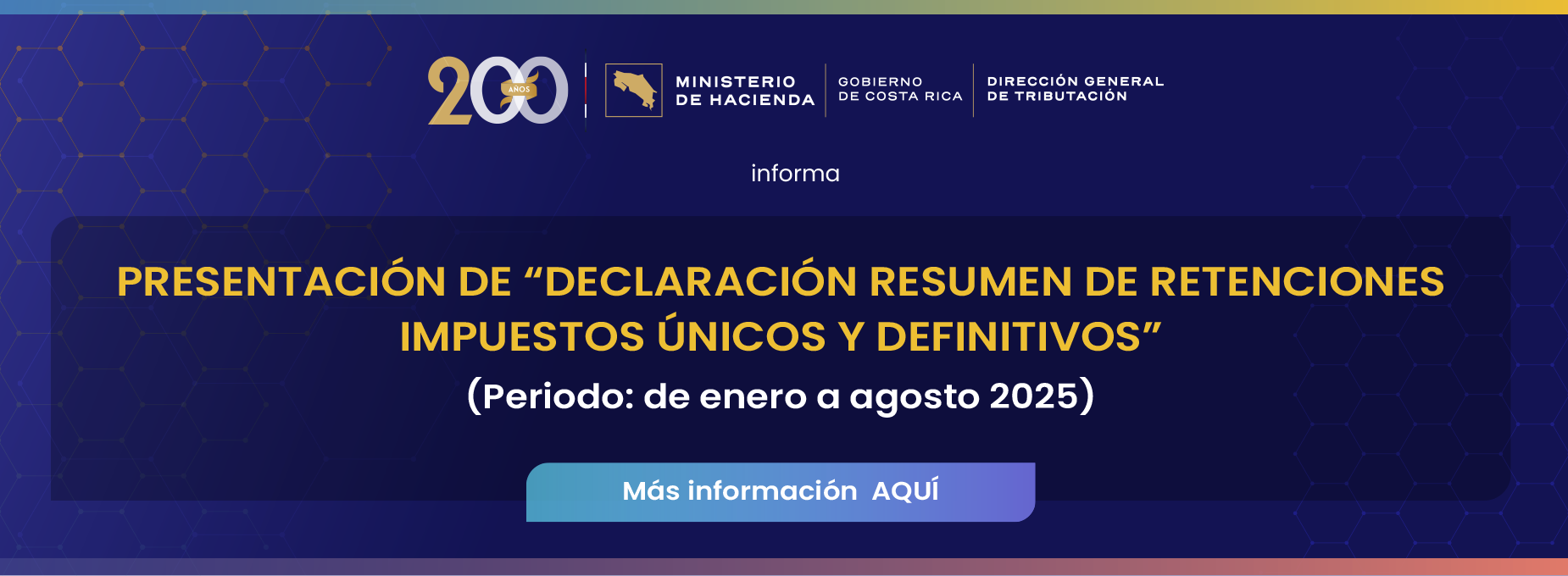   Declaración Resumen Retenciones 