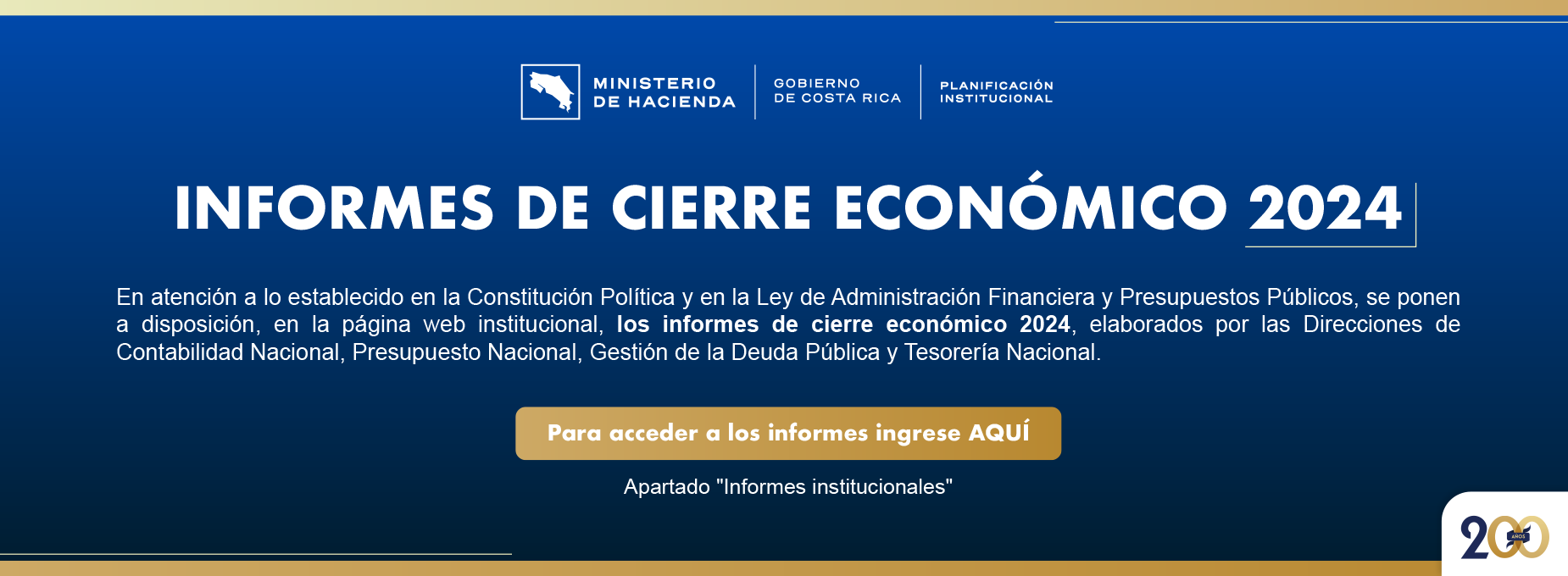  informes de cierre economico 2024 