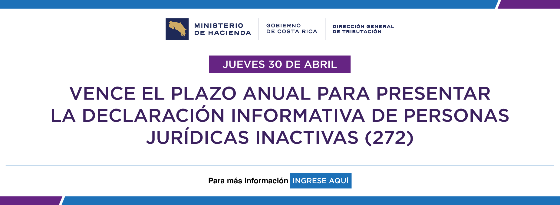  Vencimiento 30 abril 2026  