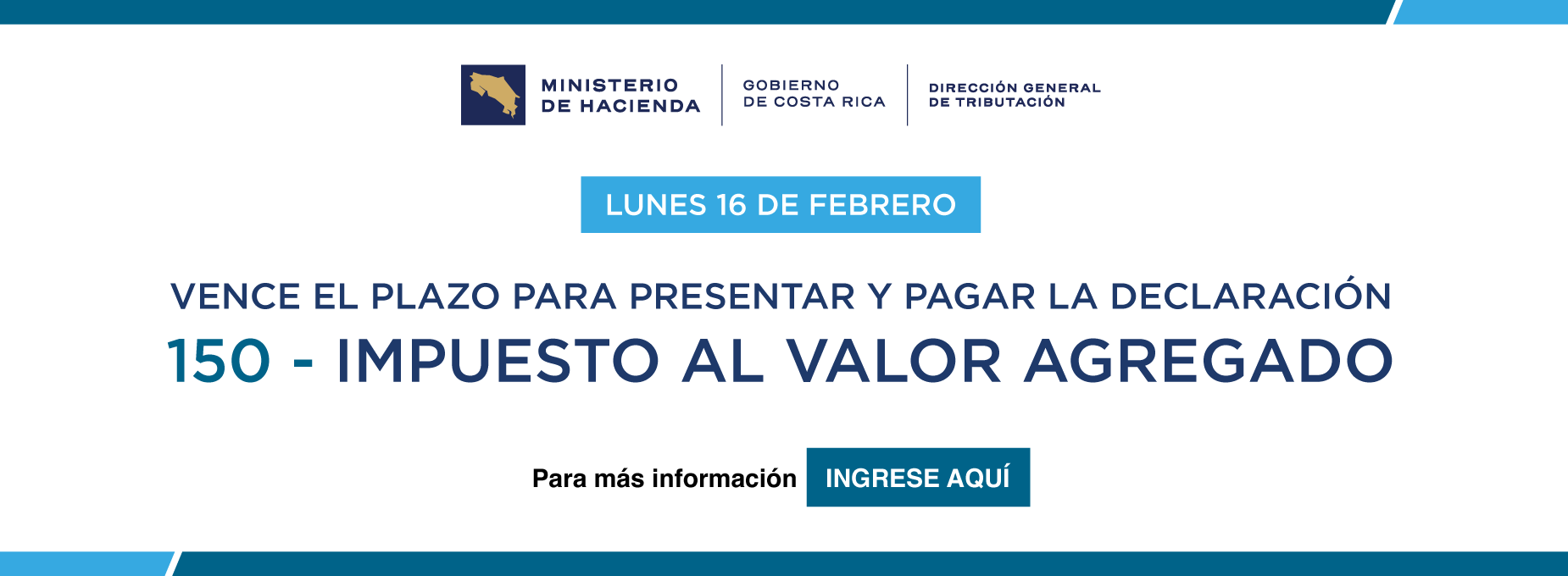   vencimiento IVA 16 febrero 