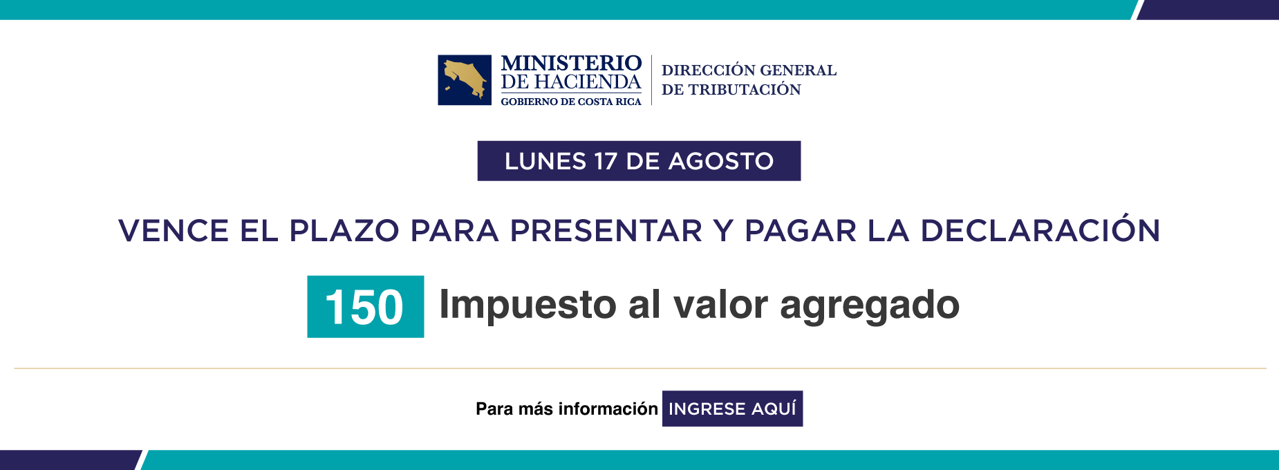  vencimiento IVA 17 AGOSTO 2026 