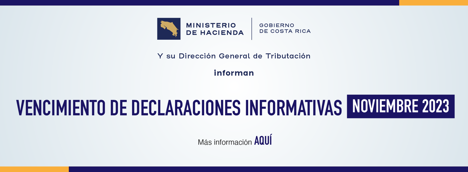 Declaraciones informativas Noviembre