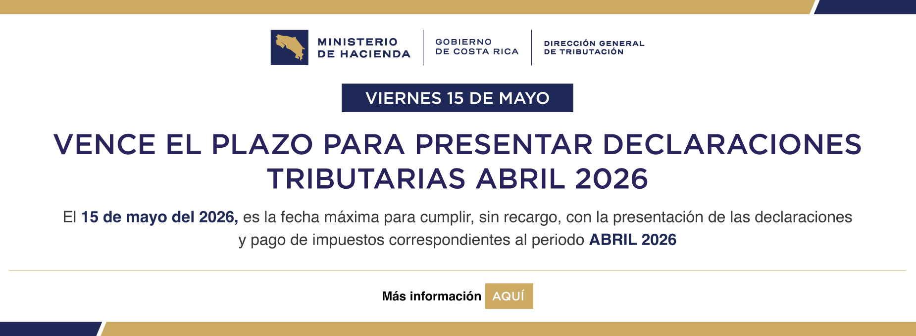  vencimiento declaraciones tributarias ABRIL 2026 