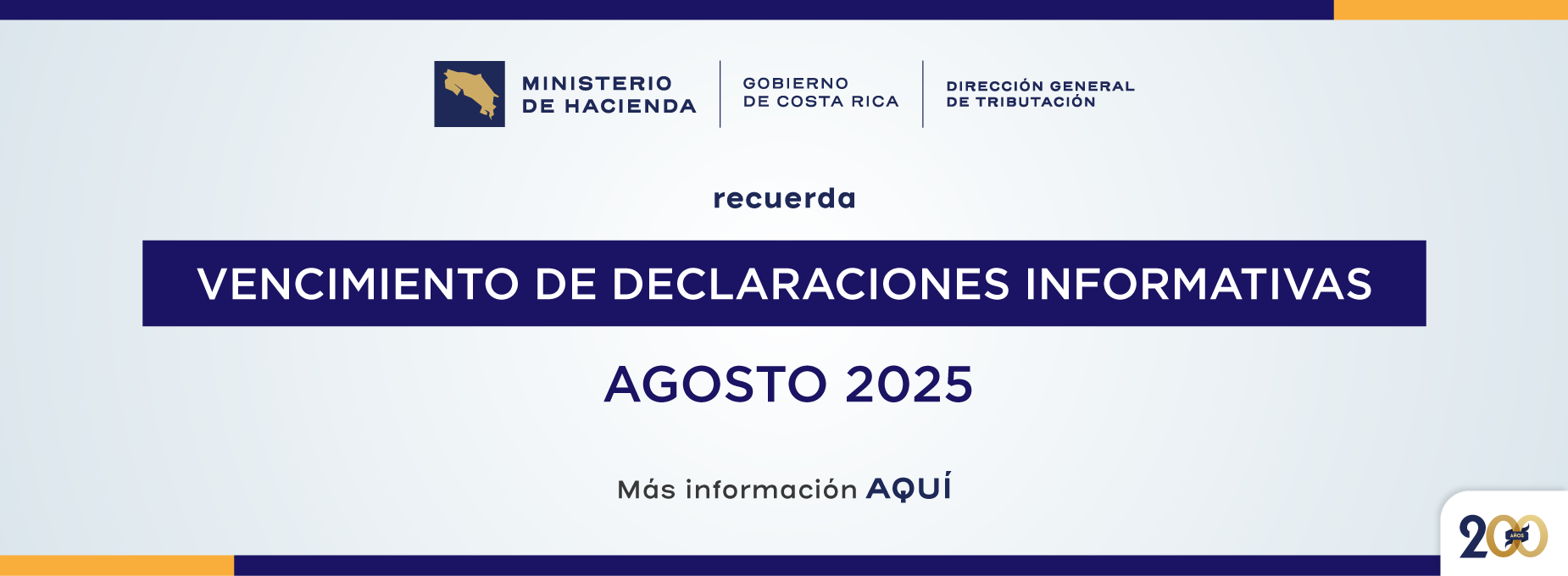  vencimiento informativas Agosto 2025 