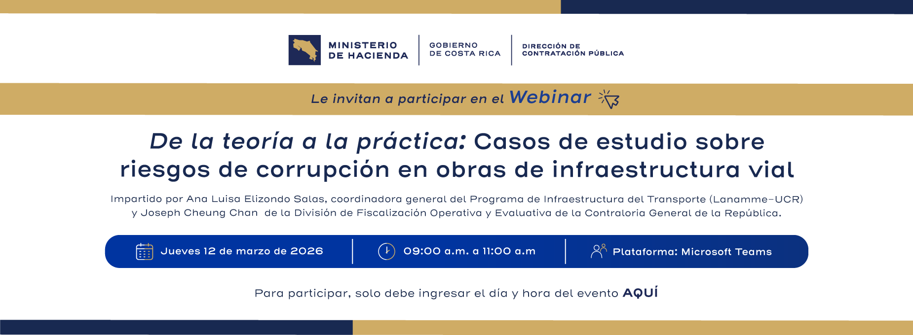  webinar casos de estudio de corrupción en infraestructura  