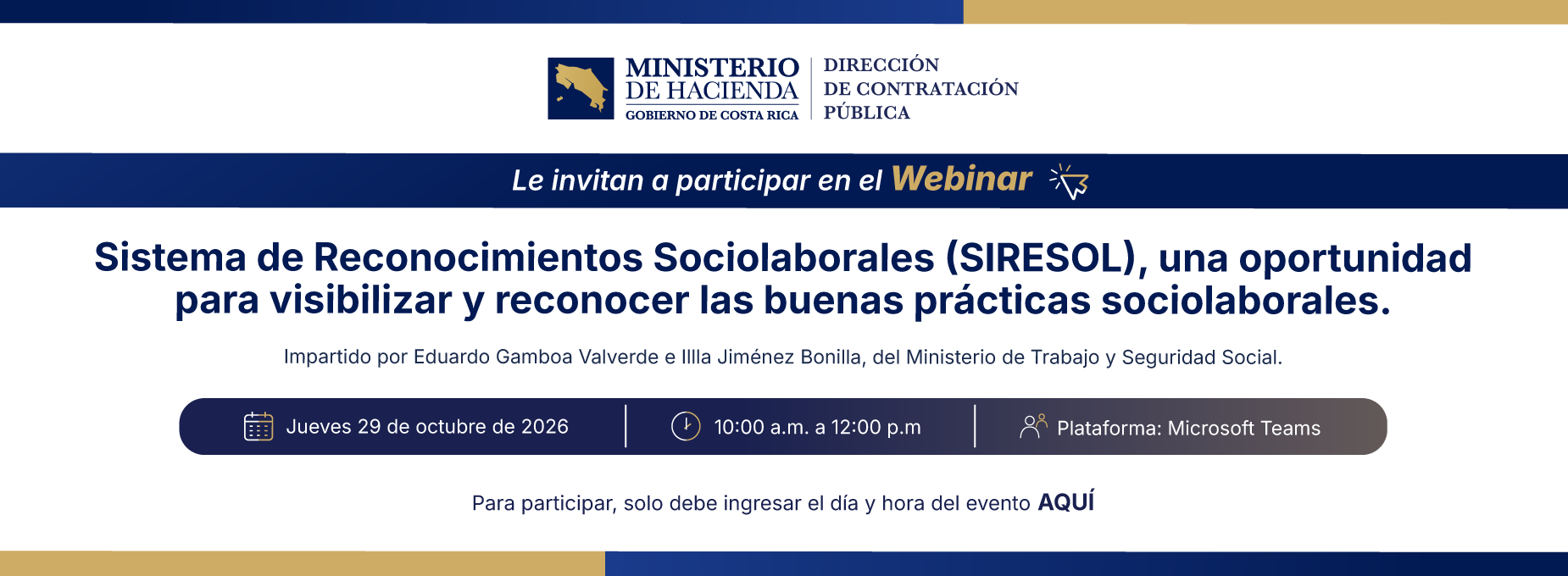  charla Sistema de Reconocimientos Sociolaborales 29 de octubre de 2029 10am 