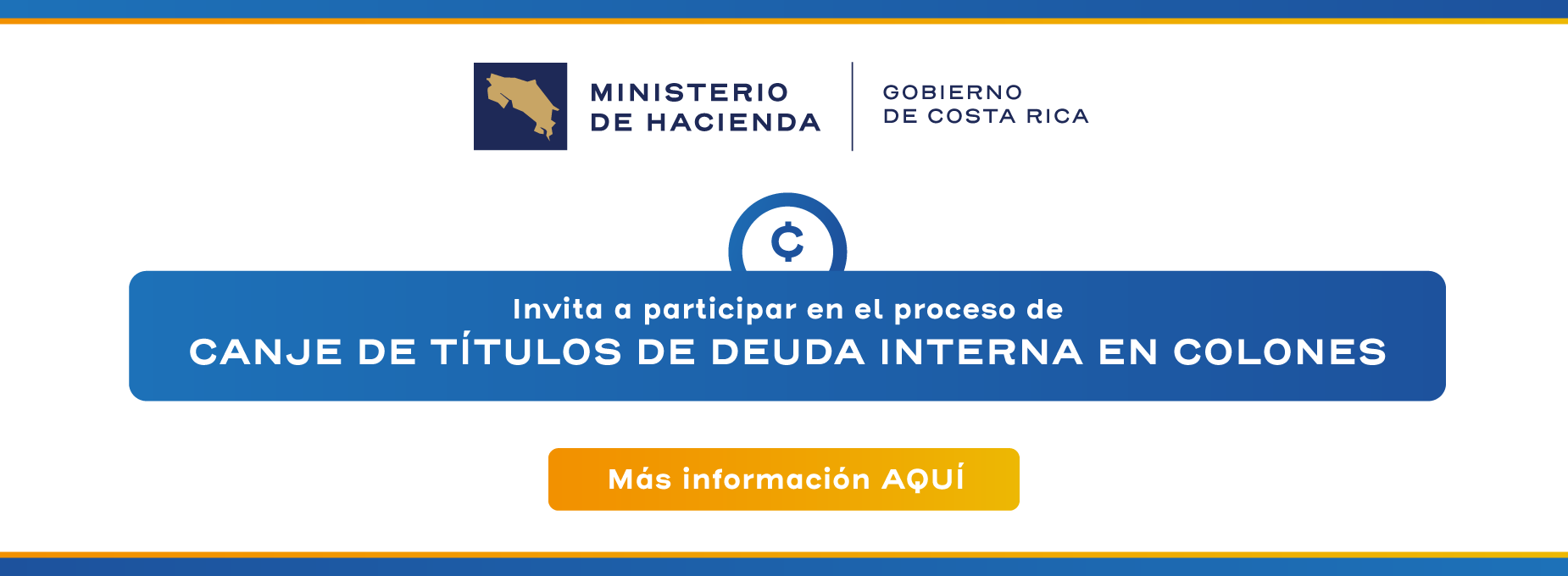  Canje de Títulos de Deuda Interna en Colones 