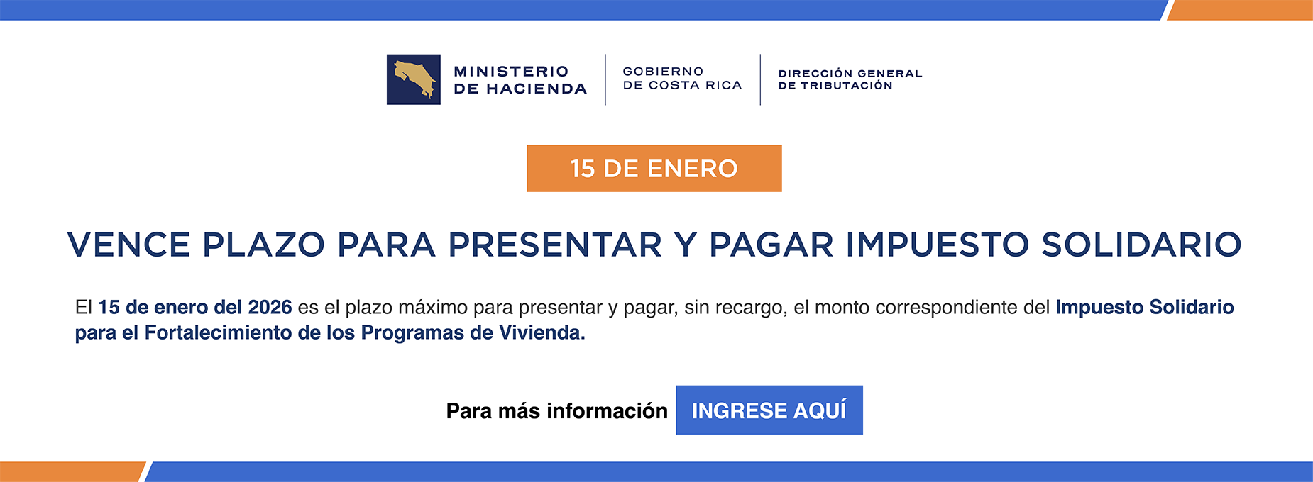  Vencimiento impuesto solidario 2026 