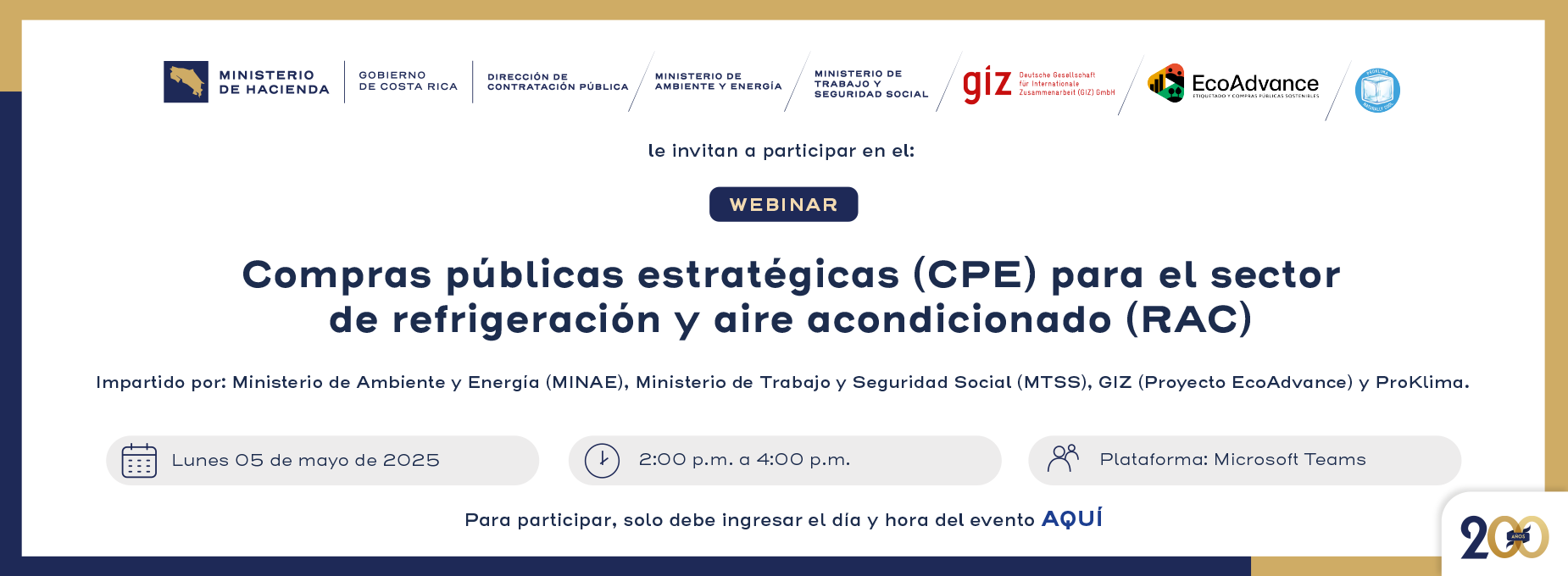   Invitación Charla Compra Pública    