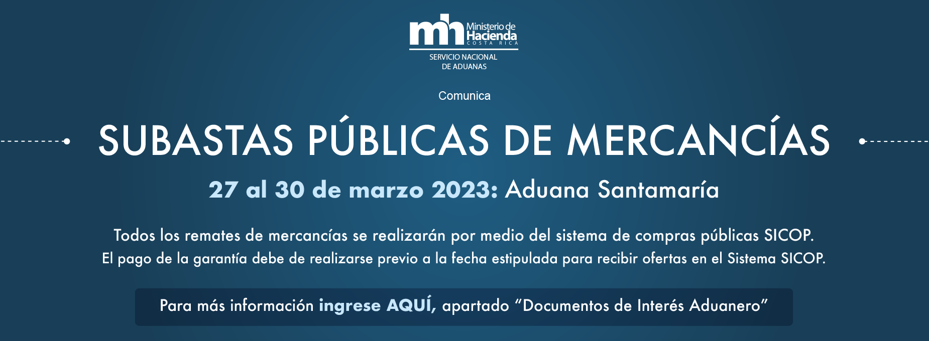 Subasta mercancias 27 30 marzo 2023