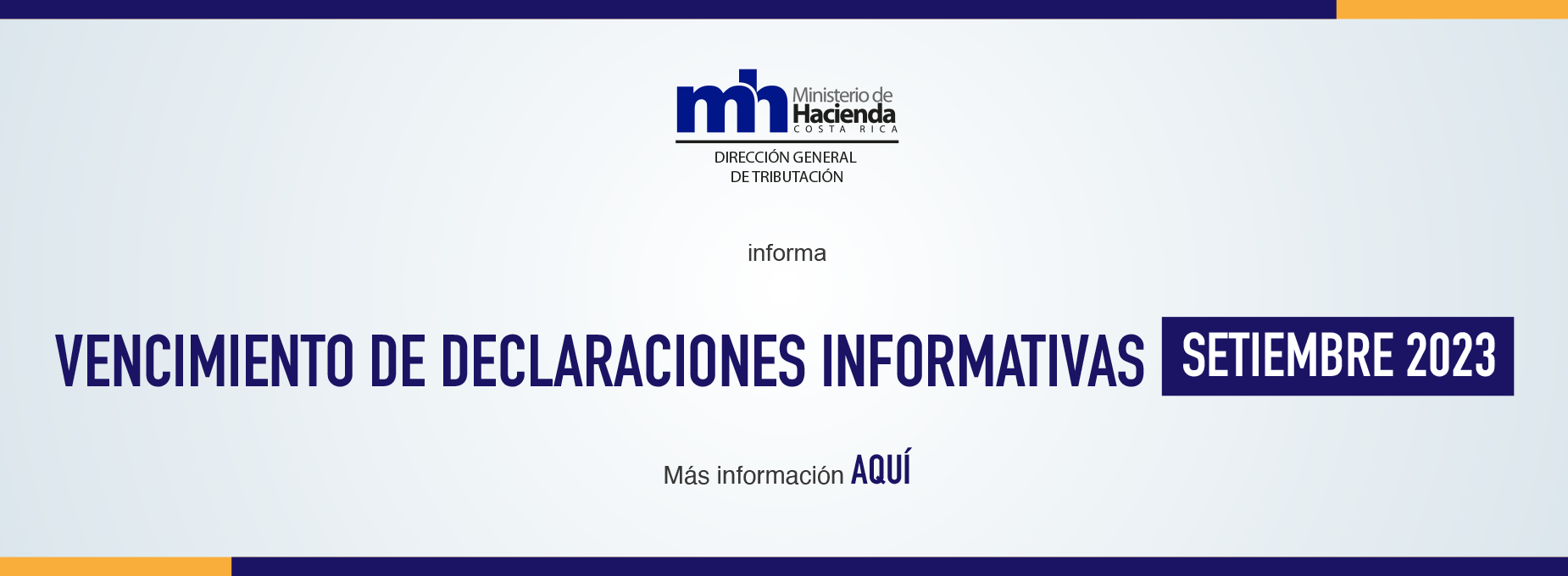 Declaraciones Informativas Setiembre 2023