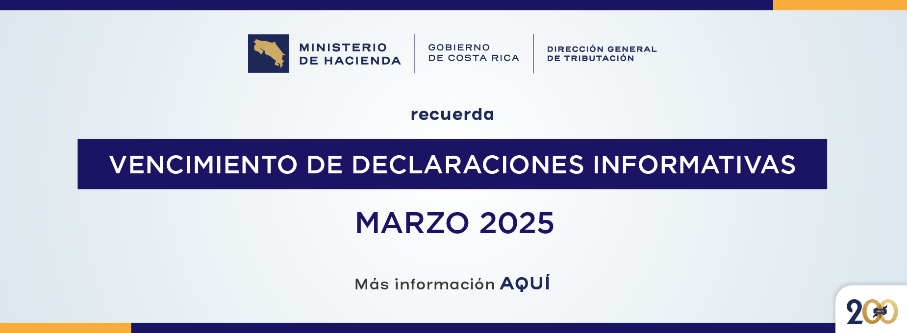   Vencimiento de declaraciones informativas marzo 2025  