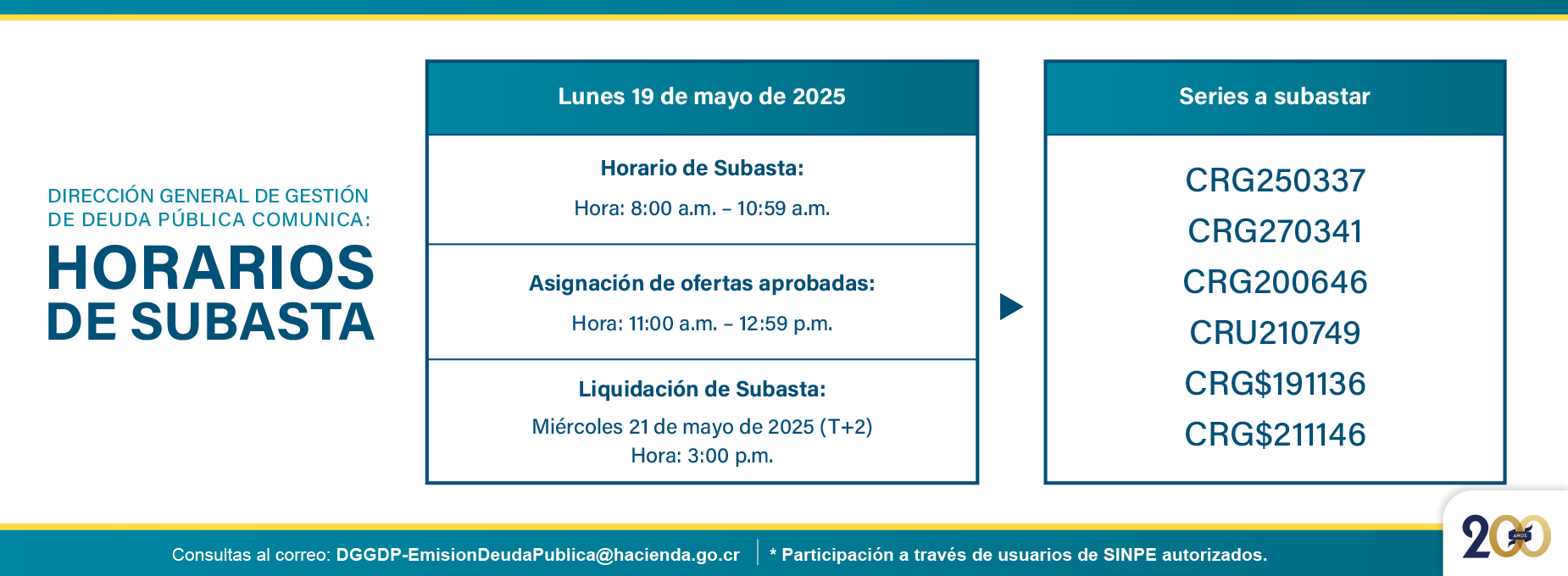   subasta 19 mayo 